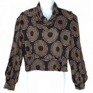 Vintage Julie Francis Silk Blouse Size 12